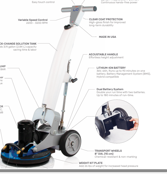 ORBOT LiO floor cleaning machine