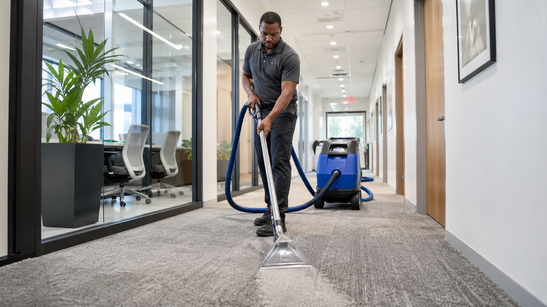 professional carpet cleaning extractor for high-traffic areas