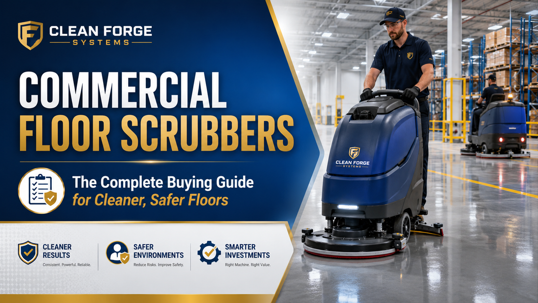 Commercial Floor Scrubbers: The Complete Buyer’s Guide for Cleaner, Safer Floors - CleanForgeSystems