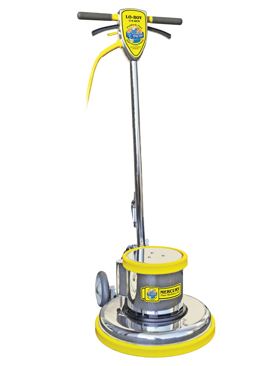 Hercules heavy-duty commercial floor machine for scrubbing, stripping, and polishing hard floors
